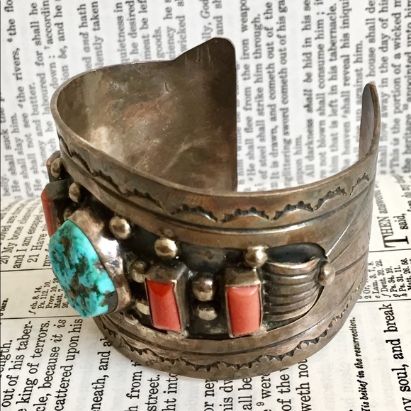 W. Dodson Native American Cuff Bracelet - Picture 4 of 6